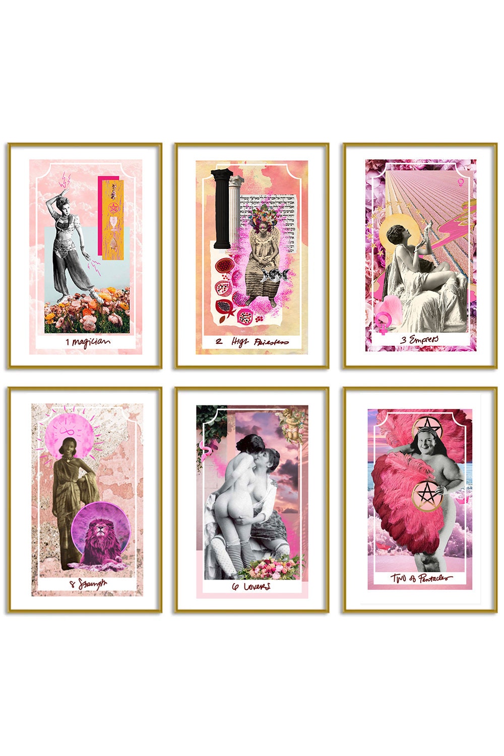 The Lovers Noble Moon Tarot Fine Art Giclée Print